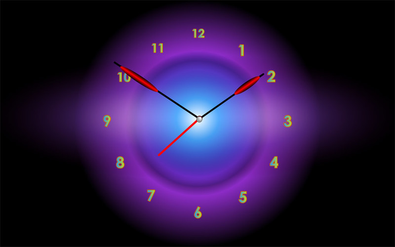 Radiant Clock ScreenSaver Screenshot